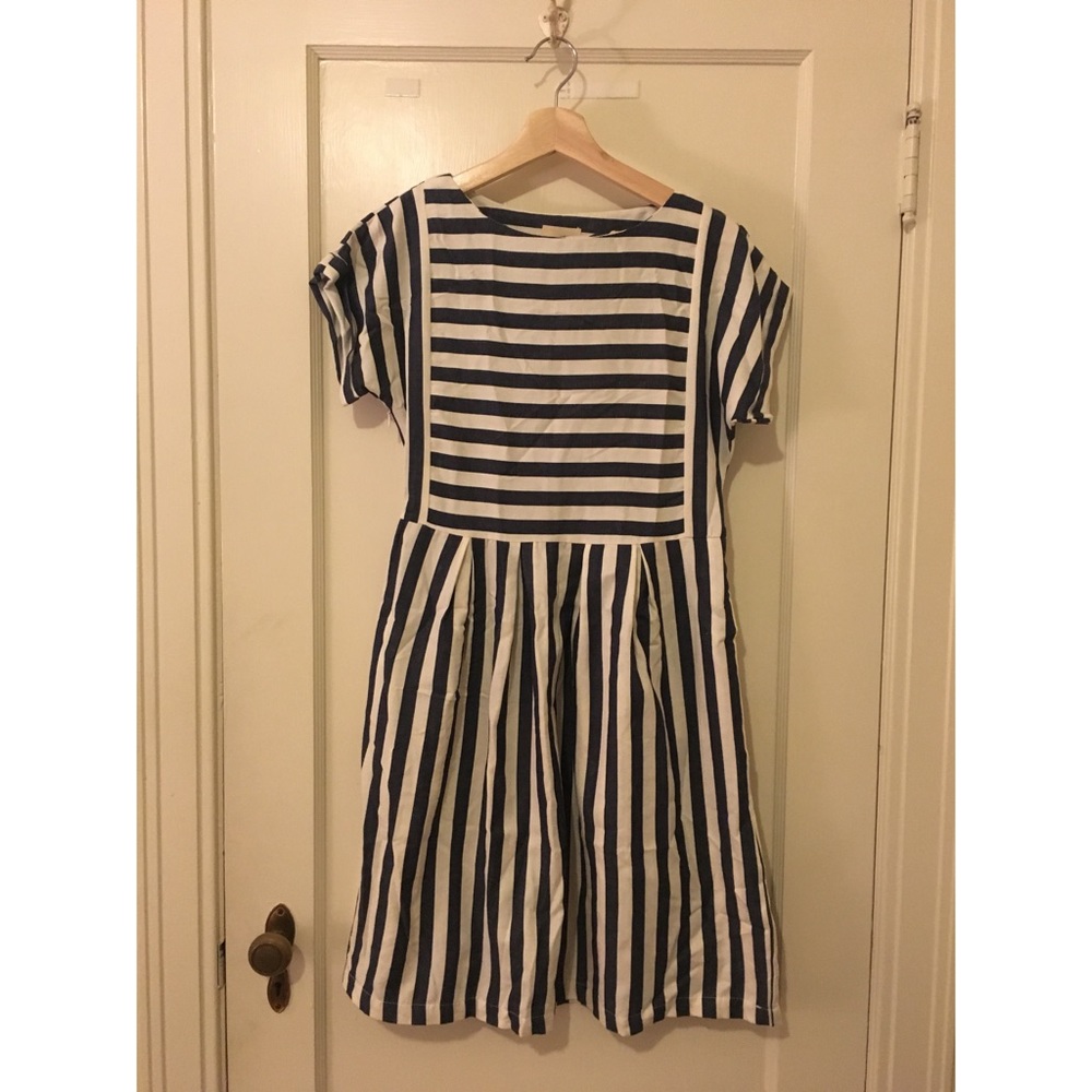 Striped Clad and Cloth Dress